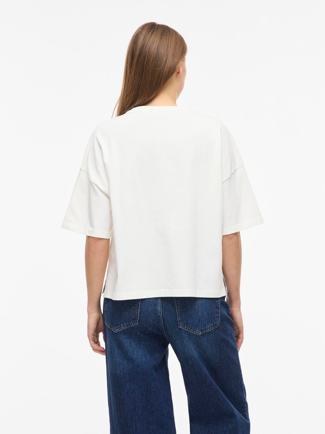VILYRICA T-shirt - Snow White - VERO MODA & VILA Bergvik